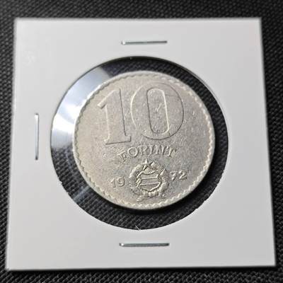 KK钱币收藏小铺  第417期 2月预留时间 周末发货 1972匈牙利10福林