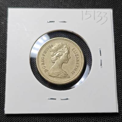 KK钱币收藏小铺  第415期 2月预留时间 周末发货 1984英国1镑 