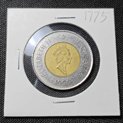 KK钱币收藏小铺  第417期 2月预留时间 周末发货 1996加拿大2元 