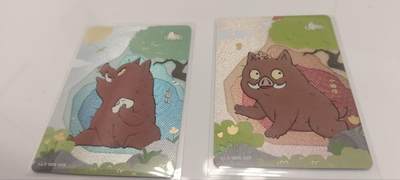 秋原瞳的小店第四十期——青梅时节雨纷纷，牧童遥指杏花村 - 卡游浪浪山绝版绒布2连，这卡有立体感