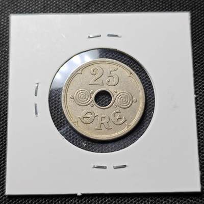 KK钱币收藏小铺  第417期 2月预留时间 周末发货 1934丹麦25欧尔