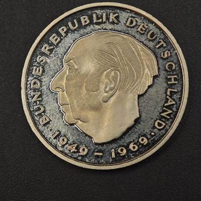 【淘币小摊】实时拍第八百八十七拍   散币场    每周一统一发货 - 德国1972年2马克精制纪念币