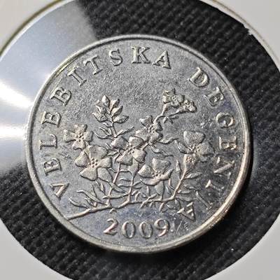 KK钱币收藏小铺  第415期 2月预留时间 周末发货 2009克罗地亚50利帕 