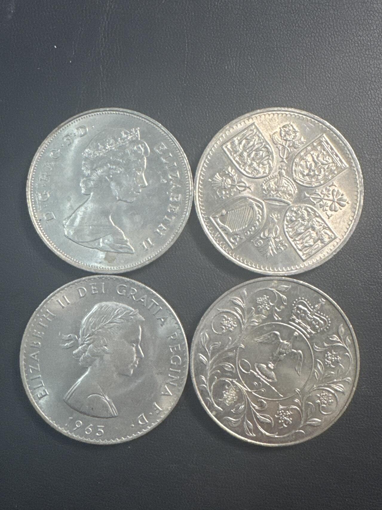 ❤️【币观天下】❤️ 第347期钱币拍卖场- 2026.4.3周五晚上6点半场 长期征集拍品  英国克朗纪念币4枚一组