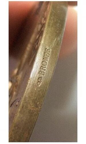 【艺术】法国艺术大章1891年 女神+天使高浮雕精制超大铜章 60MM