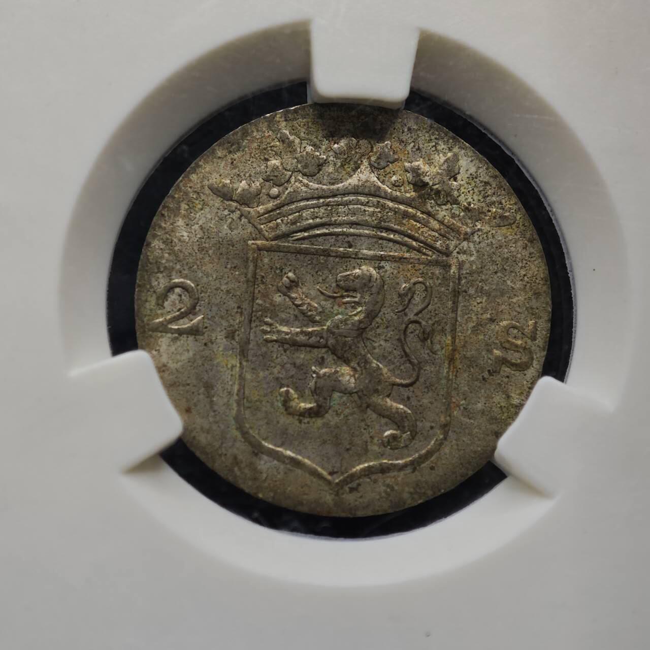  【淘币小摊】限时拍第八百八十九拍   散币套币纸币邮品场    每周一统一发货 荷兰1786年2S银币