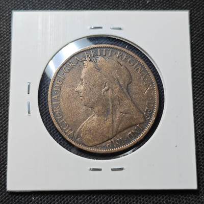 KK钱币收藏小铺  第415期 2月预留时间 周末发货 1900英国1便士 