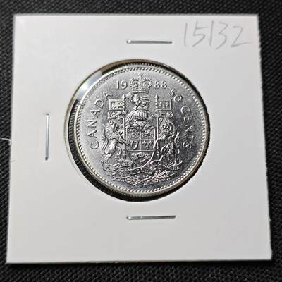 KK钱币收藏小铺  第415期 2月预留时间 周末发货 1988加拿大50分 