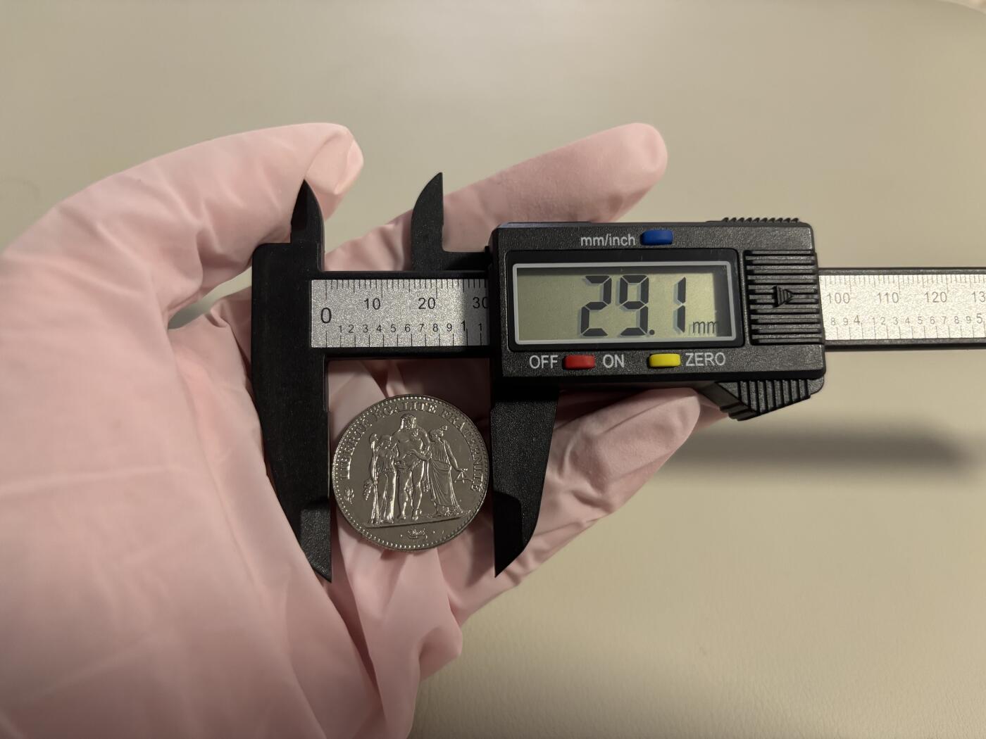 法国1996年5法郎 “大力神”纪念币