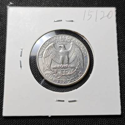 KK钱币收藏小铺  第415期 2月预留时间 周末发货 1996美国25分