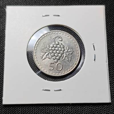 KK钱币收藏小铺  第417期 2月预留时间 周末发货 1981塞浦路斯50米尔