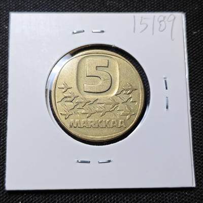 KK钱币收藏小铺  第415期 2月预留时间 周末发货 1982芬兰5马克 破冰船