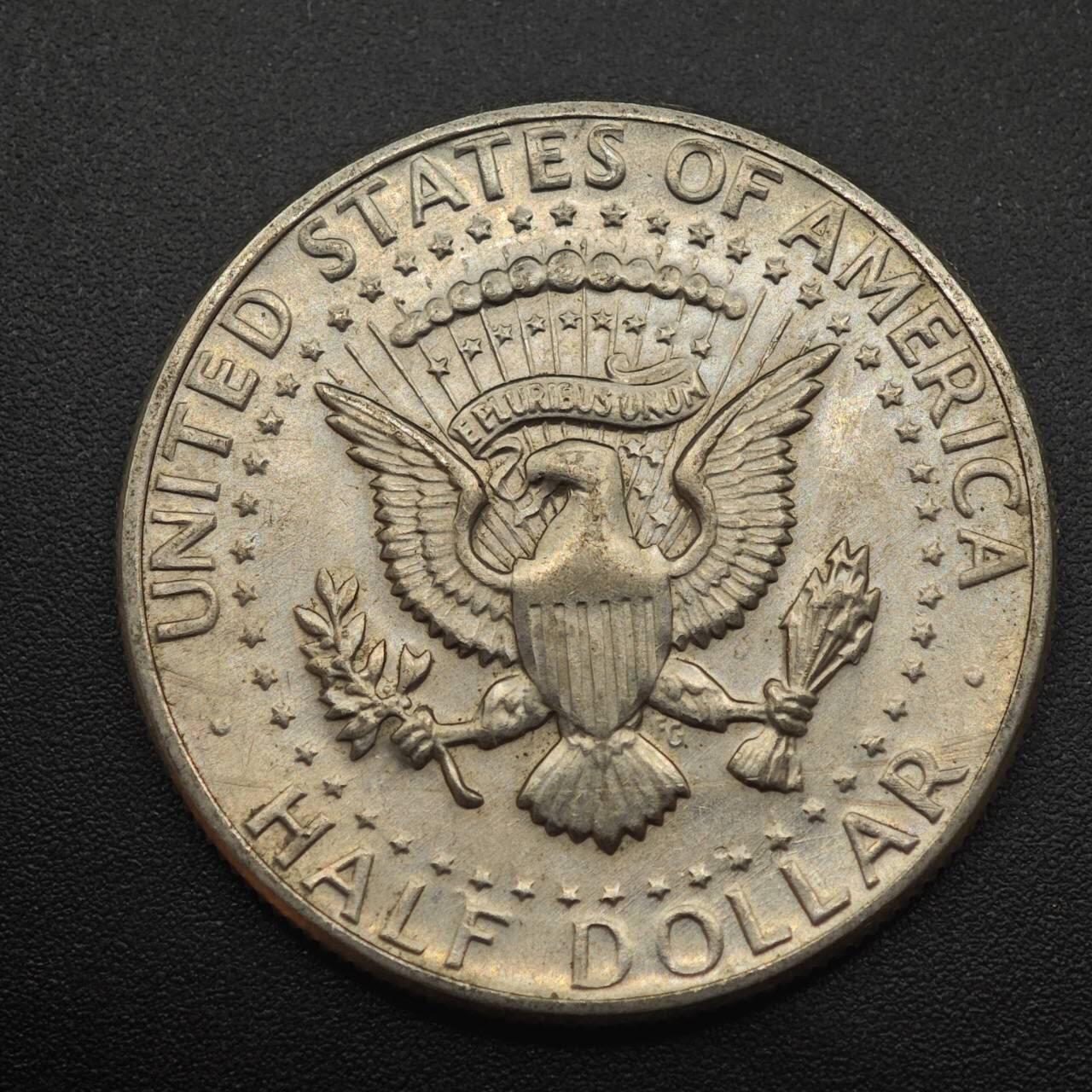 【淘币小摊】实时拍第八百八十七拍   散币场    每周一统一发货 美国1971年肯尼迪半美元镍币