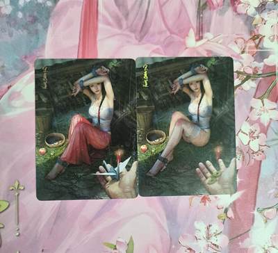 龙虎卡牌-八一场（满200元包邮，无佣金，每周六结拍，欢迎送拍） - 普卡2张 燎原焱卡 刷子人间传 - 宋慧莲 一对