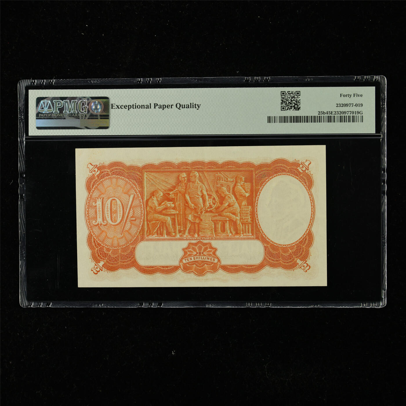 【亘邦集藏】第225期拍卖 1942年 澳大利亚10先令 PMG 45EPQ G/14 222977