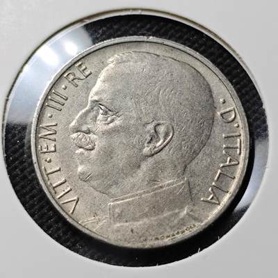 KK钱币收藏小铺  第415期 2月预留时间 周末发货 1920意大利50分 四狮子