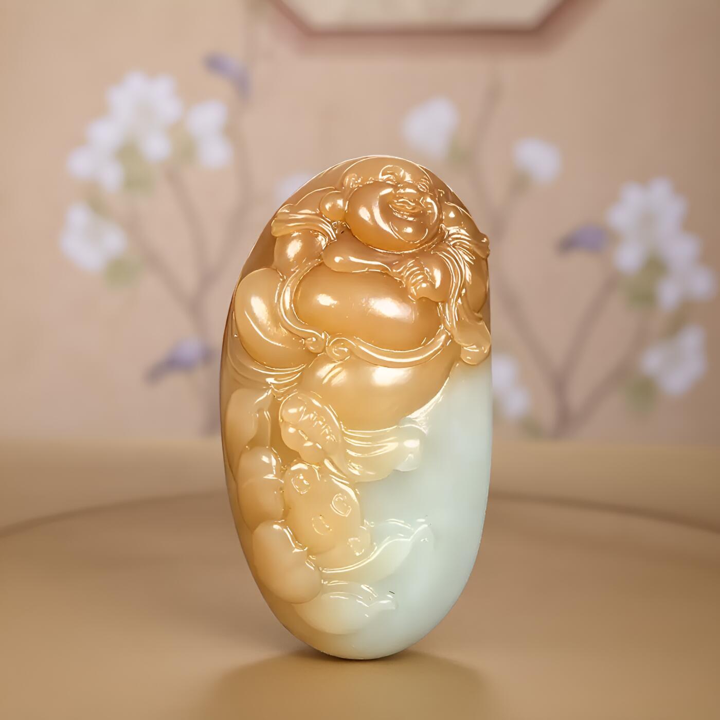 碧月说宝 君子怀瑾·当代和田玉清风专场（七） 糖白佛