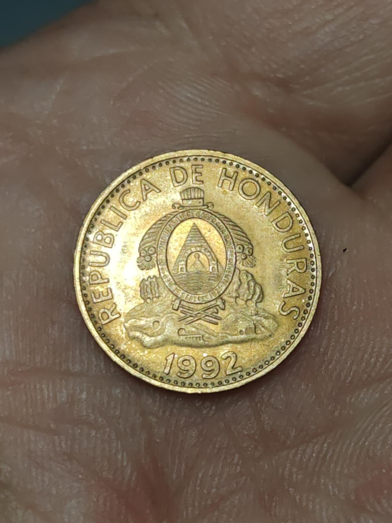 2026年第三十九场(总第二百零八场）外国好品散币场(免佣金) 洪都拉斯🇭🇳1992年1分(1931–至今第三版)