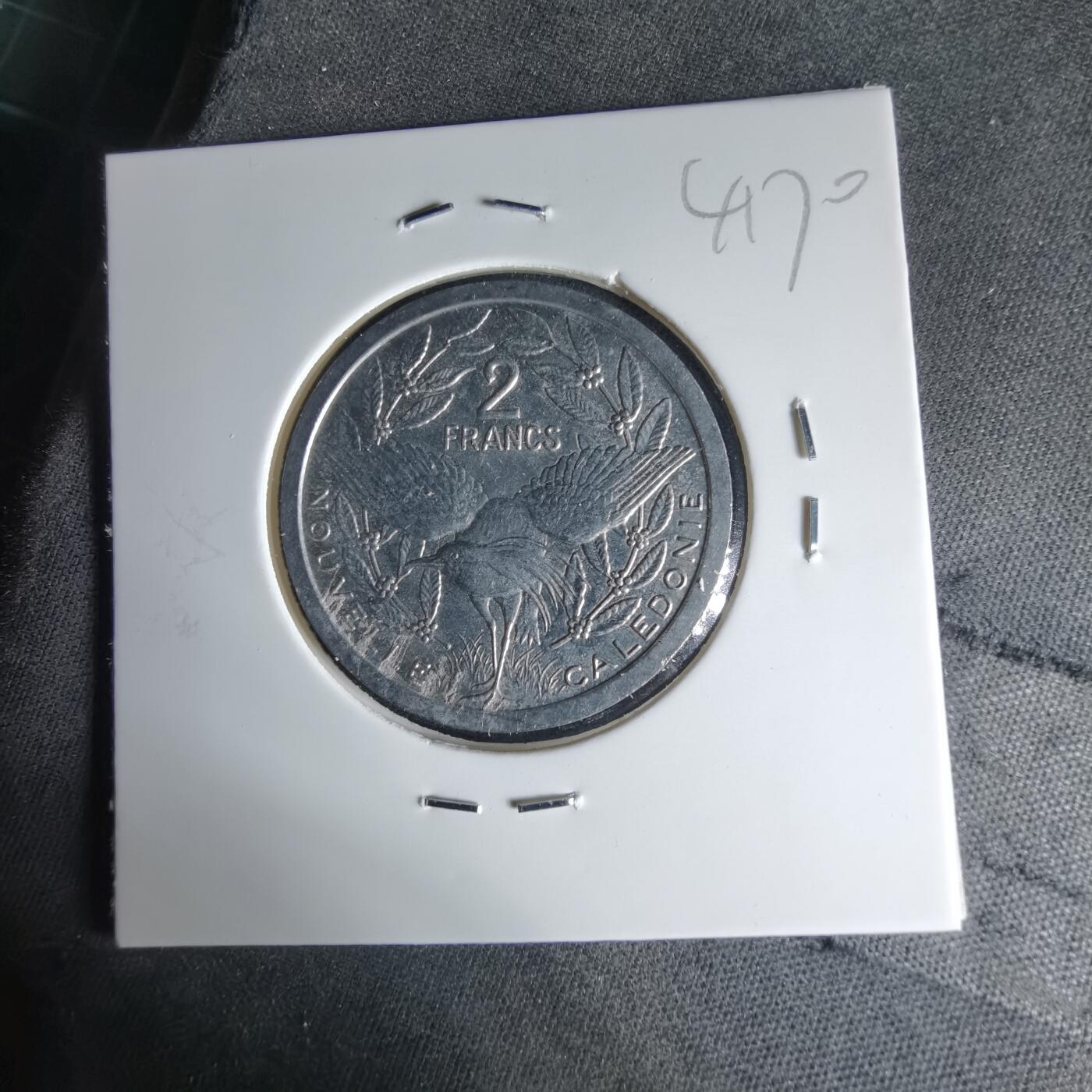 沼泽如烟--第1041场 法属新喀里多尼亚1990年2法郎