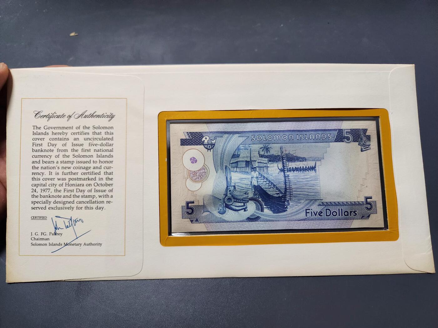 4月1号晚上8点 中外纸币自动截拍第50场 所罗门3张A1冠全同号纸币+6枚硬币套装 邮币卡封装 新品
