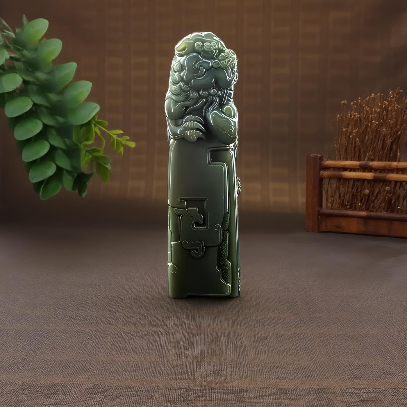 碧月说宝 君子怀瑾·当代和田玉清风专场（七） 沙枣青瑞兽章