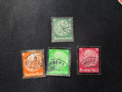 云宸嘉赏-勋臻佳藏四月精品甄选场次（低佣 一元一手） - 德意志帝国-保罗・冯・兴登堡（Paul von Hindenburg）邮票  逝世黑边纪念版