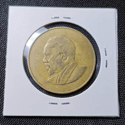 KK钱币收藏小铺  第417期 2月预留时间 周末发货 1968肯尼亚10分 早期头像无字版