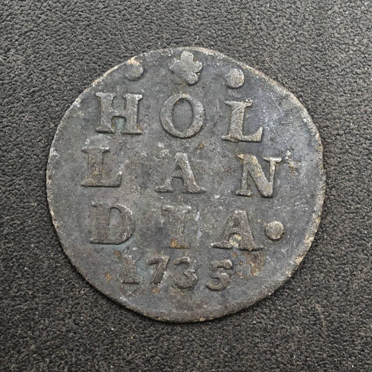  【淘币小摊】限时拍第八百八十九拍   散币套币纸币邮品场    每周一统一发货 荷兰1735年2S银币