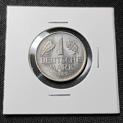 KK钱币收藏小铺  第417期 2月预留时间 周末发货 1989德国1马克 好品