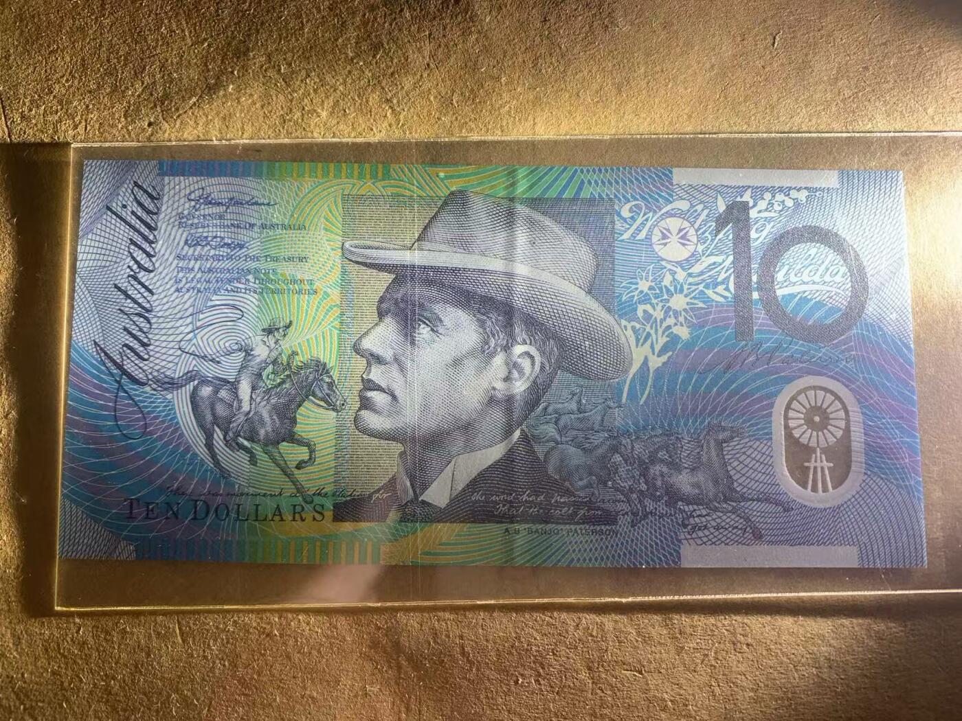 【礼羽收藏】🌏世界钱币拍卖第131期 澳大利亚2张 10元品相如图 20unc