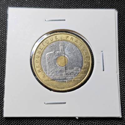 KK钱币收藏小铺  第417期 2月预留时间 周末发货 1993法国20法郎 