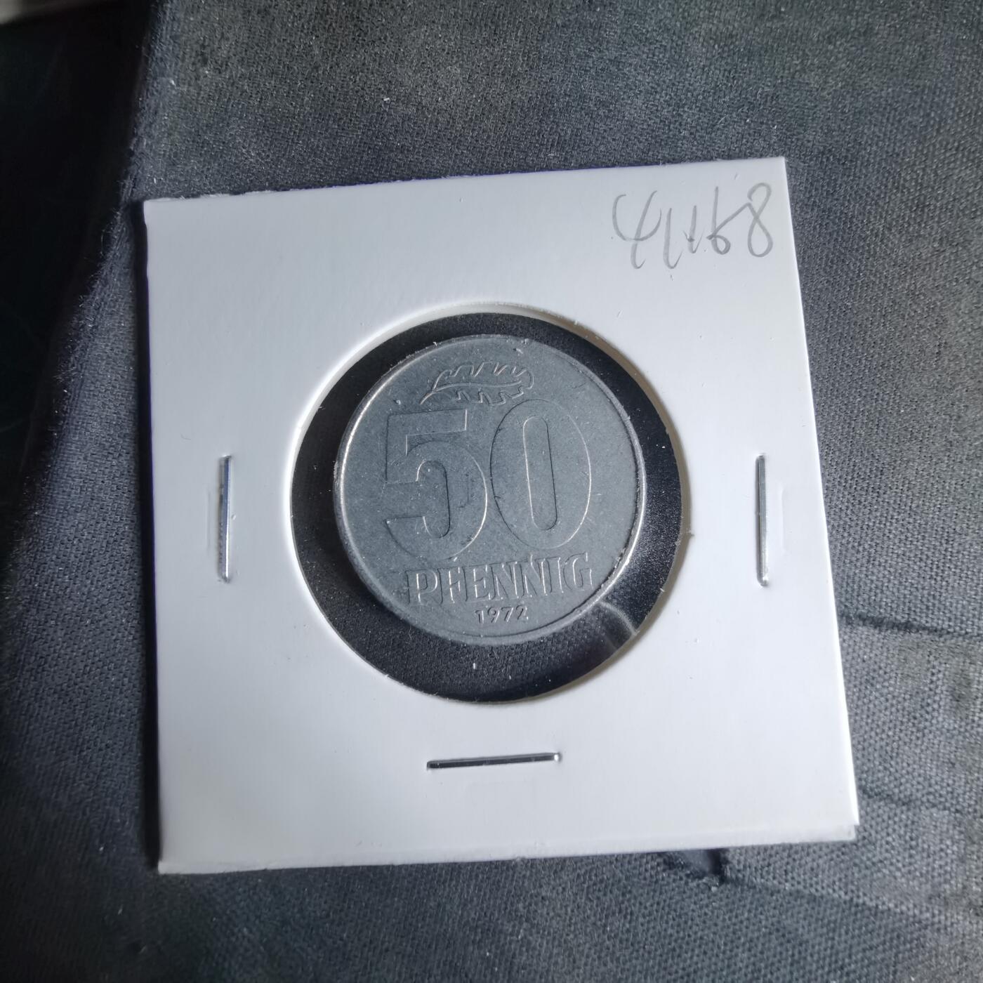 沼泽如烟--第1041场 东德1972年50芬尼