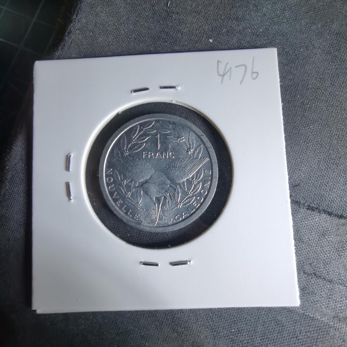 沼泽如烟--第1041场 法属新喀里多尼亚1981年1法郎