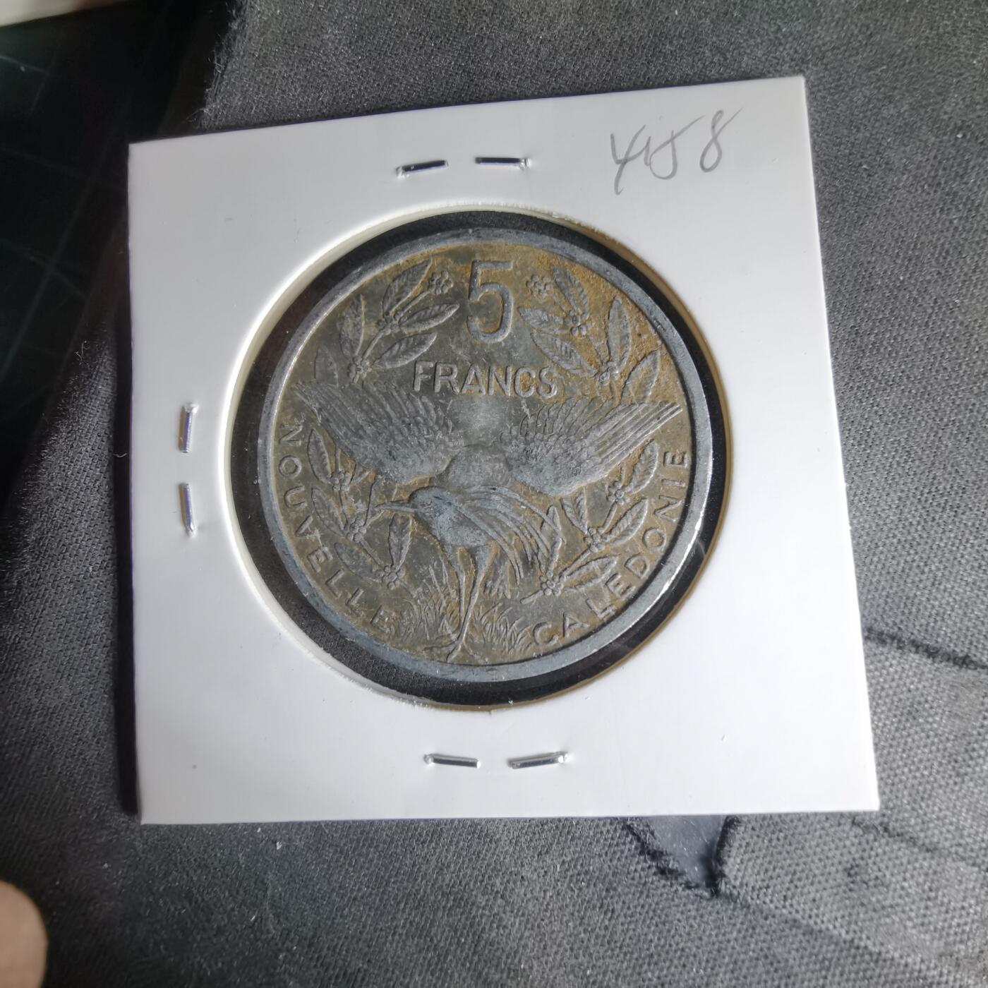 沼泽如烟--第1041场 法属新喀里多尼亚1986年5法郎