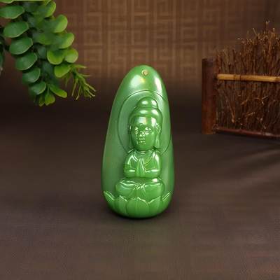 碧月说宝 君子怀瑾·当代和田玉清风专场（七） - 碧玉宝宝佛