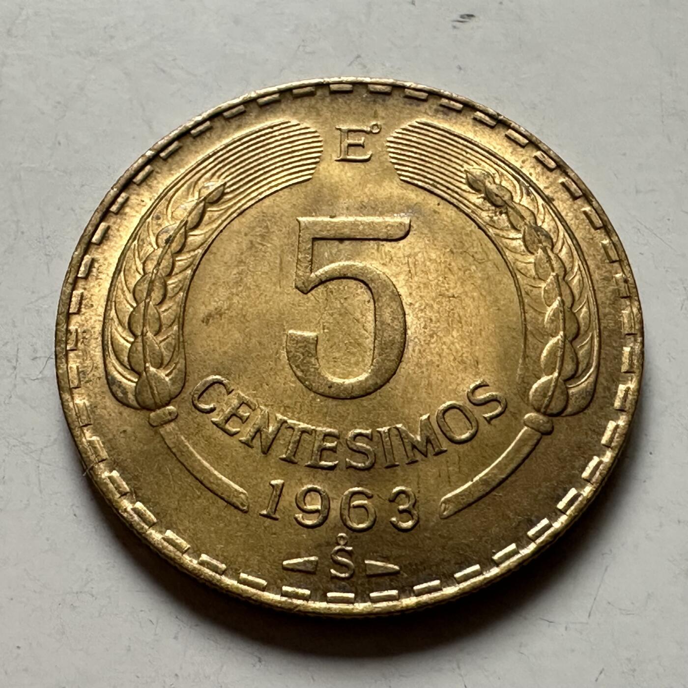 🌹外币初藏🌹🐯2026年第36场   每周二四六晚8️⃣点 接代拍 智利1963年飞鹰五分