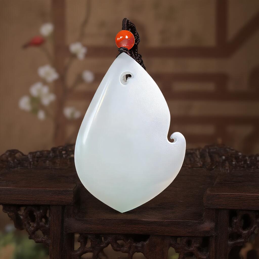 碧月说宝 君子怀瑾·当代和田玉清风专场（七） 白玉随型佛