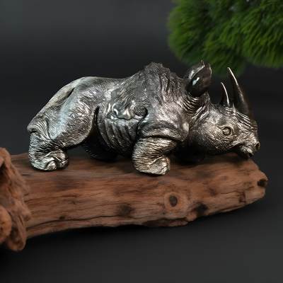 碧月说宝 君子怀瑾·当代和田玉清风专场（七） - 和田玉犀牛摆件