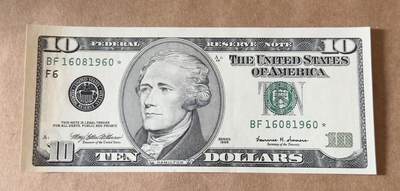 【礼羽收藏】🌏世界钱币拍卖第131期 - 99年首发黑白大头10美元补号倒置号无3.4.5.7全新UNC品相