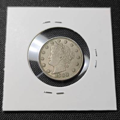 KK钱币收藏小铺  第415期 2月预留时间 周末发货 1900美国5分