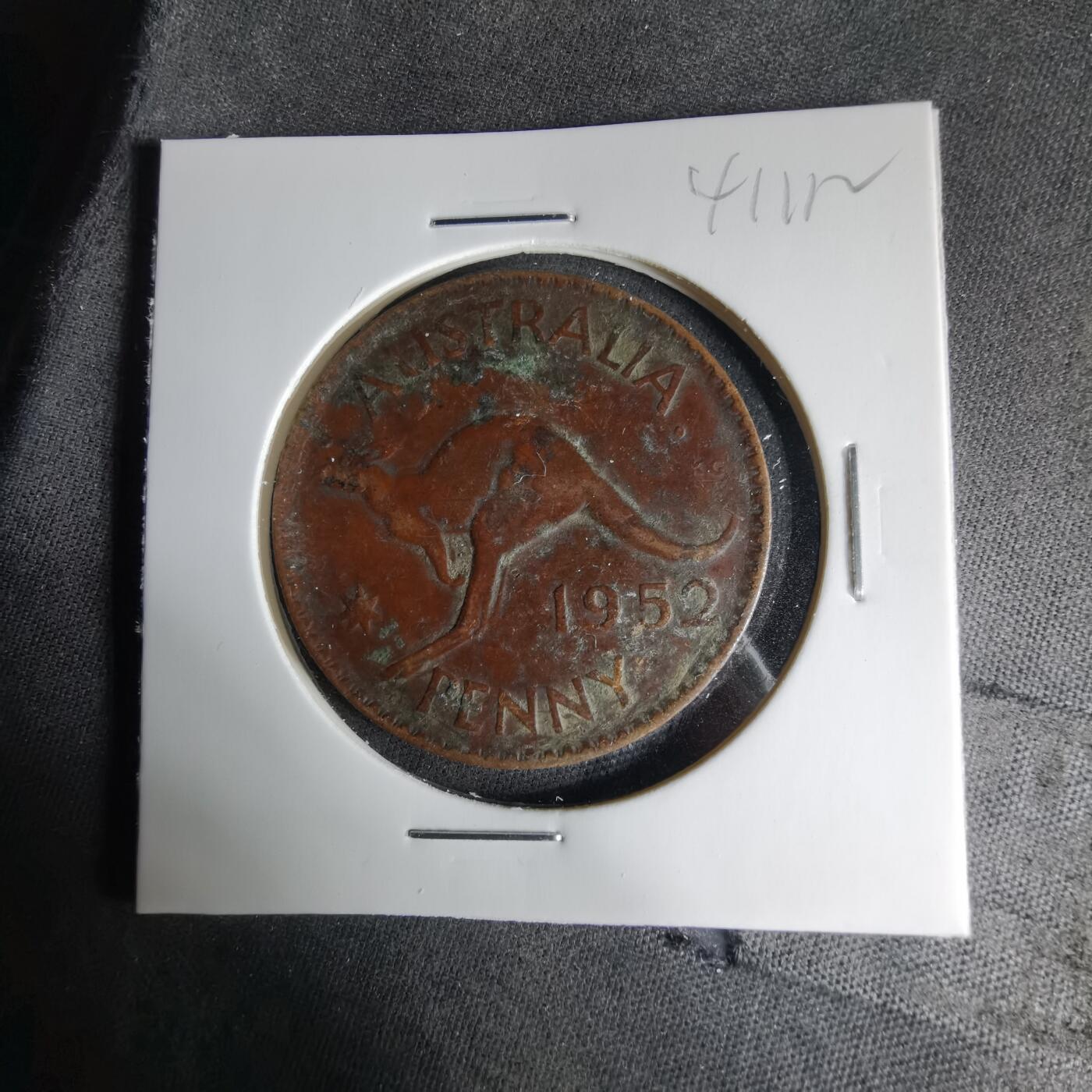 沼泽如烟--第1041场 澳大利亚1952年1便士