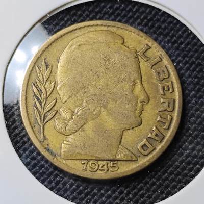 KK钱币收藏小铺  第417期 2月预留时间 周末发货 1945阿根廷20分
