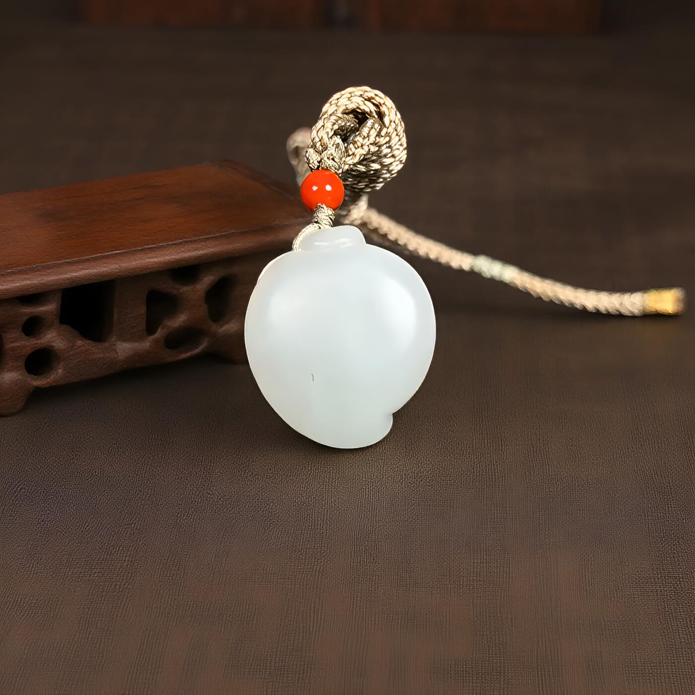 碧月说宝 君子怀瑾·当代和田玉清风专场（七） 和田玉寿桃