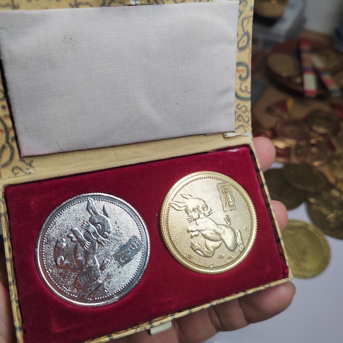 PCAI钱币  3-796 纪念章 钱币小专场 八十年代生肖纪念章一套