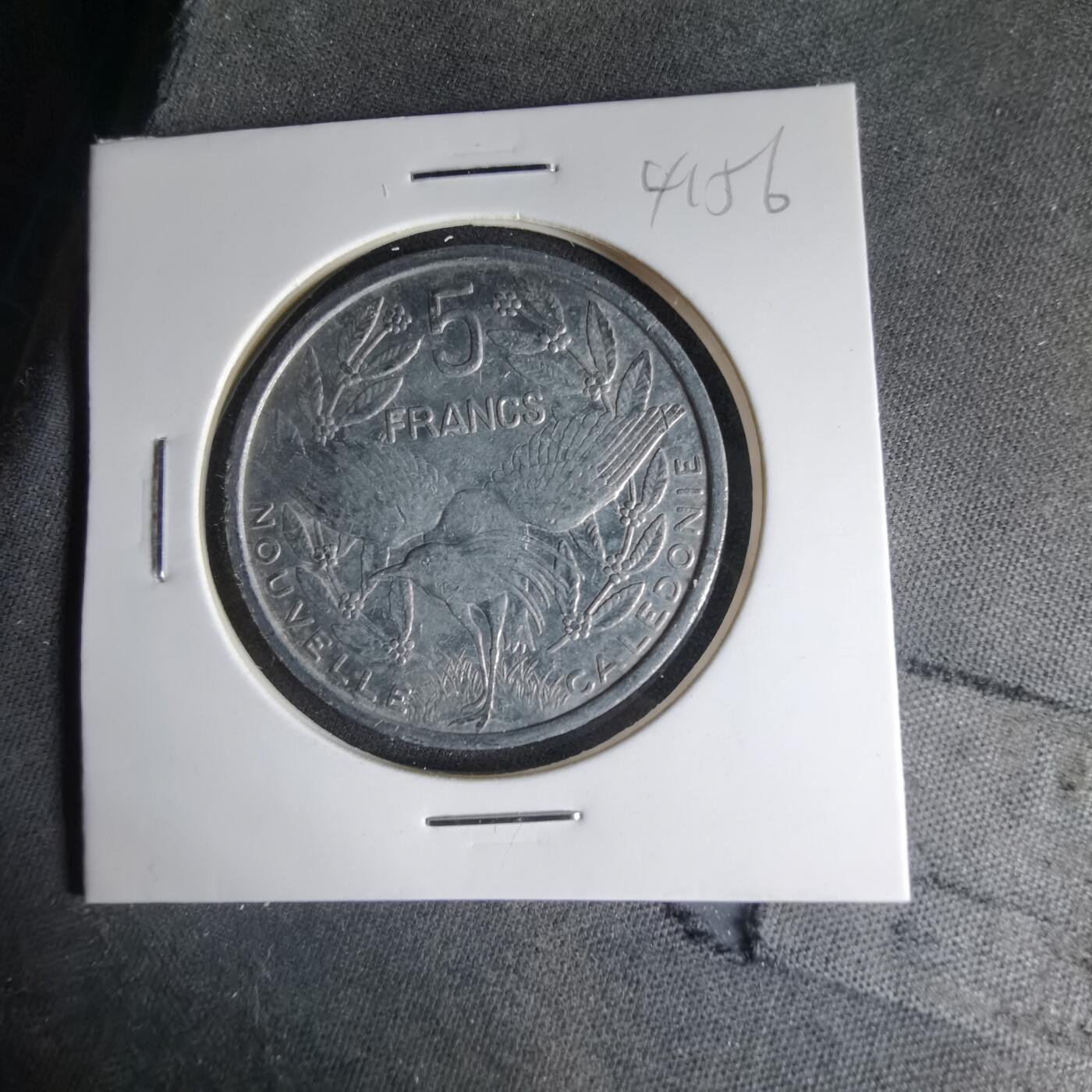 沼泽如烟--第1041场 法属新喀里多尼亚2008年5法郎