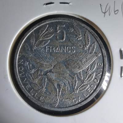 沼泽如烟--第1041场 - 法属新喀里多尼亚1983年5法郎