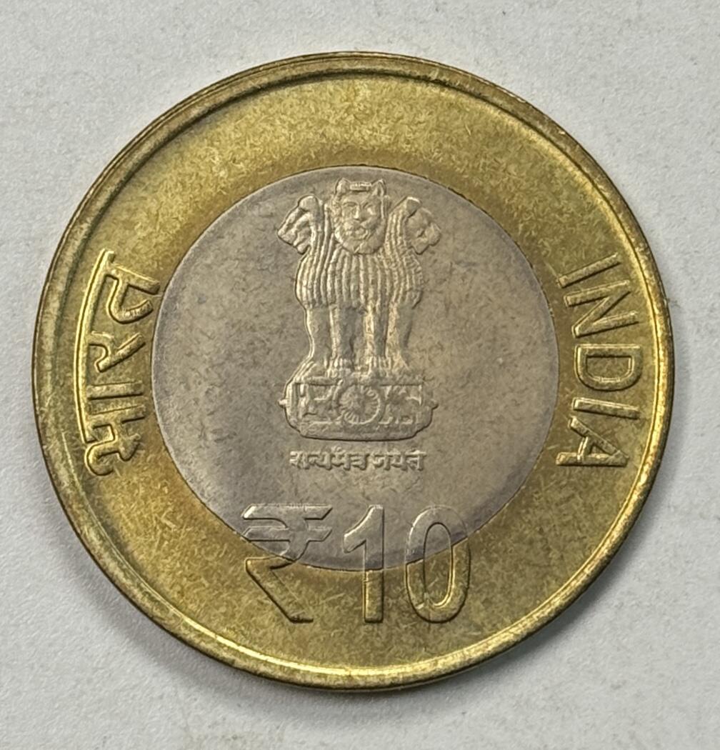 S&S Numismatic世界钱币-拍卖 第125期  印度2012年 瓦伊什诺·德维女神庙 10卢比双色纪念币