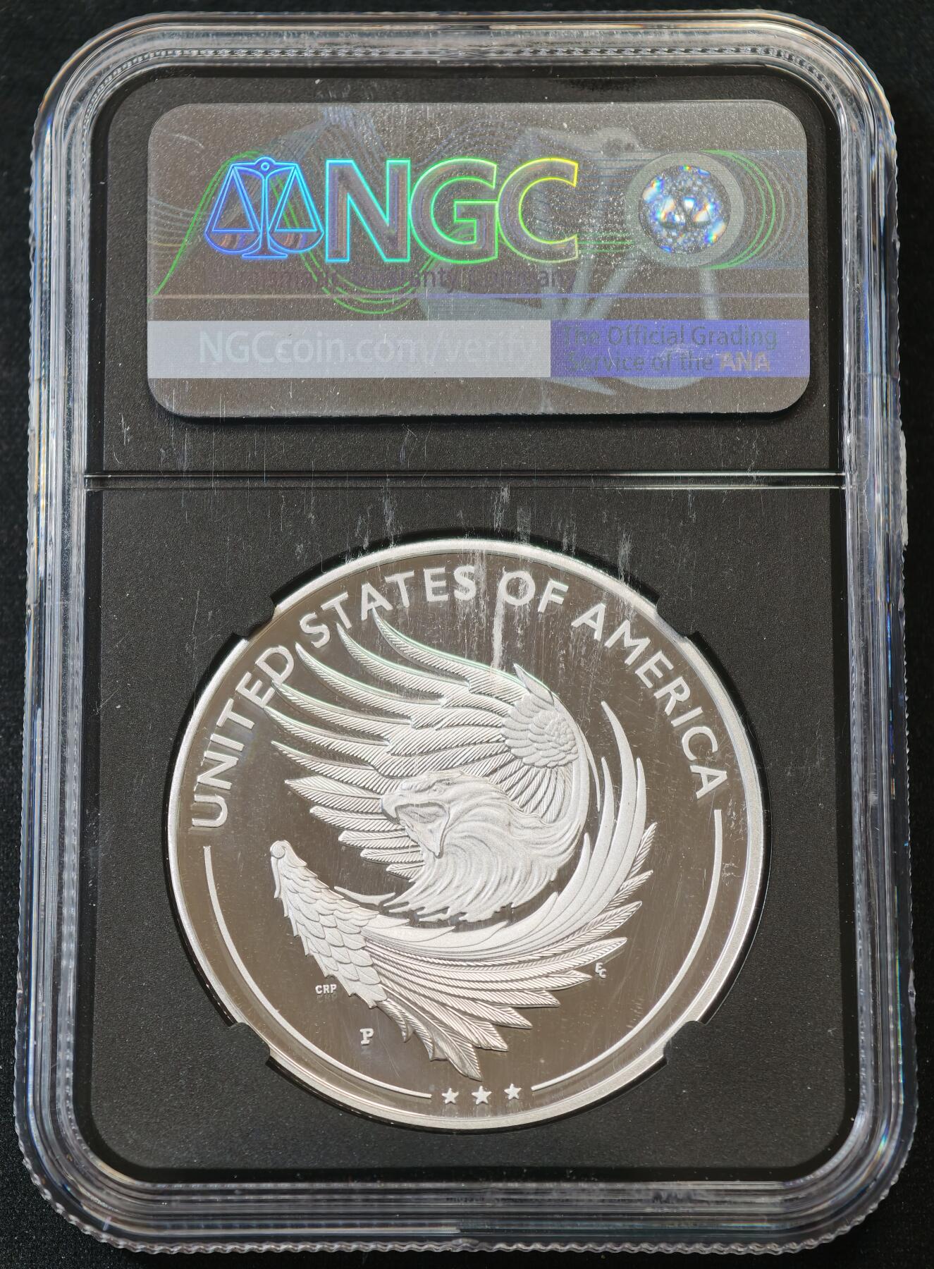 甄臻铺-世界币章拍卖（第58期），送拍享返佣金等优惠多多 NGC-PF70UC 美国2025年 FDOI首日标签 向日葵自由银章 高浮雕设计 发行量6万枚 近年难得的优秀设计 很有潜力的品种