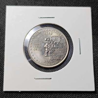 KK钱币收藏小铺  第417期 2月预留时间 周末发货 2000美国25分 纪念币