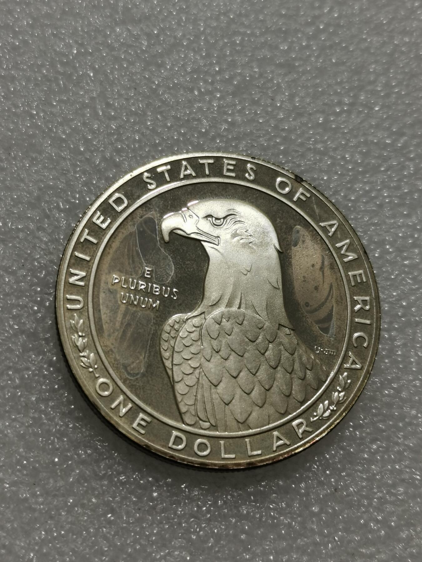 天下钱庄专场欢迎参拍 美国洛杉矶奥运会一美元银币